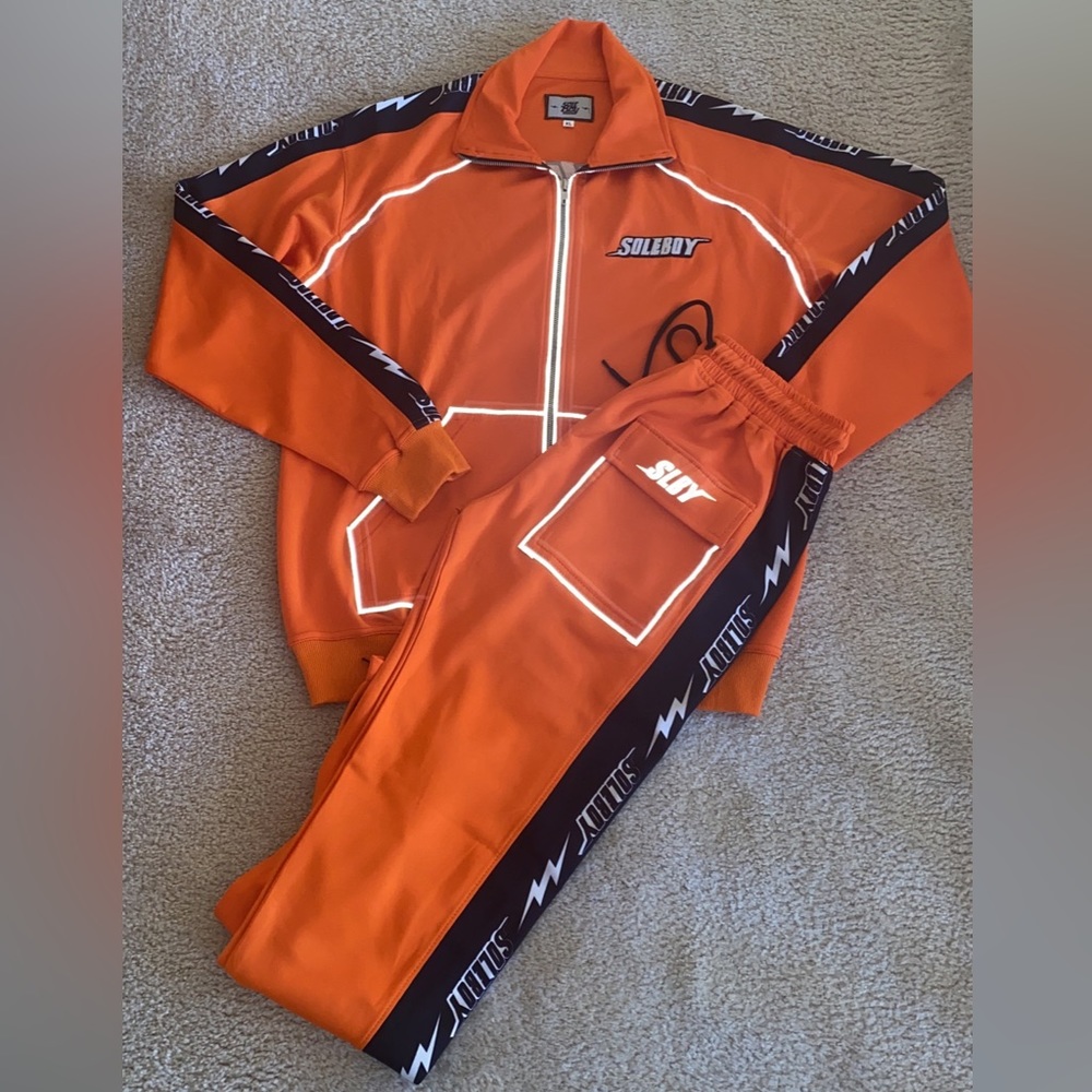 Soleboy High Voltage V2 Tracksuit (Orange) Gem